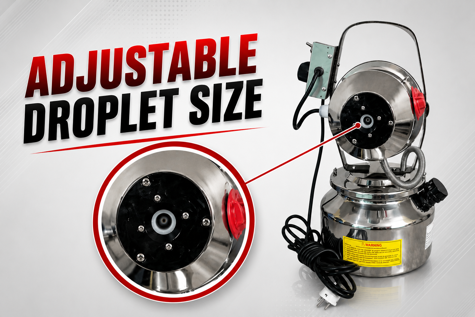 Adjustable Droplet Size Valve for Precise Applications