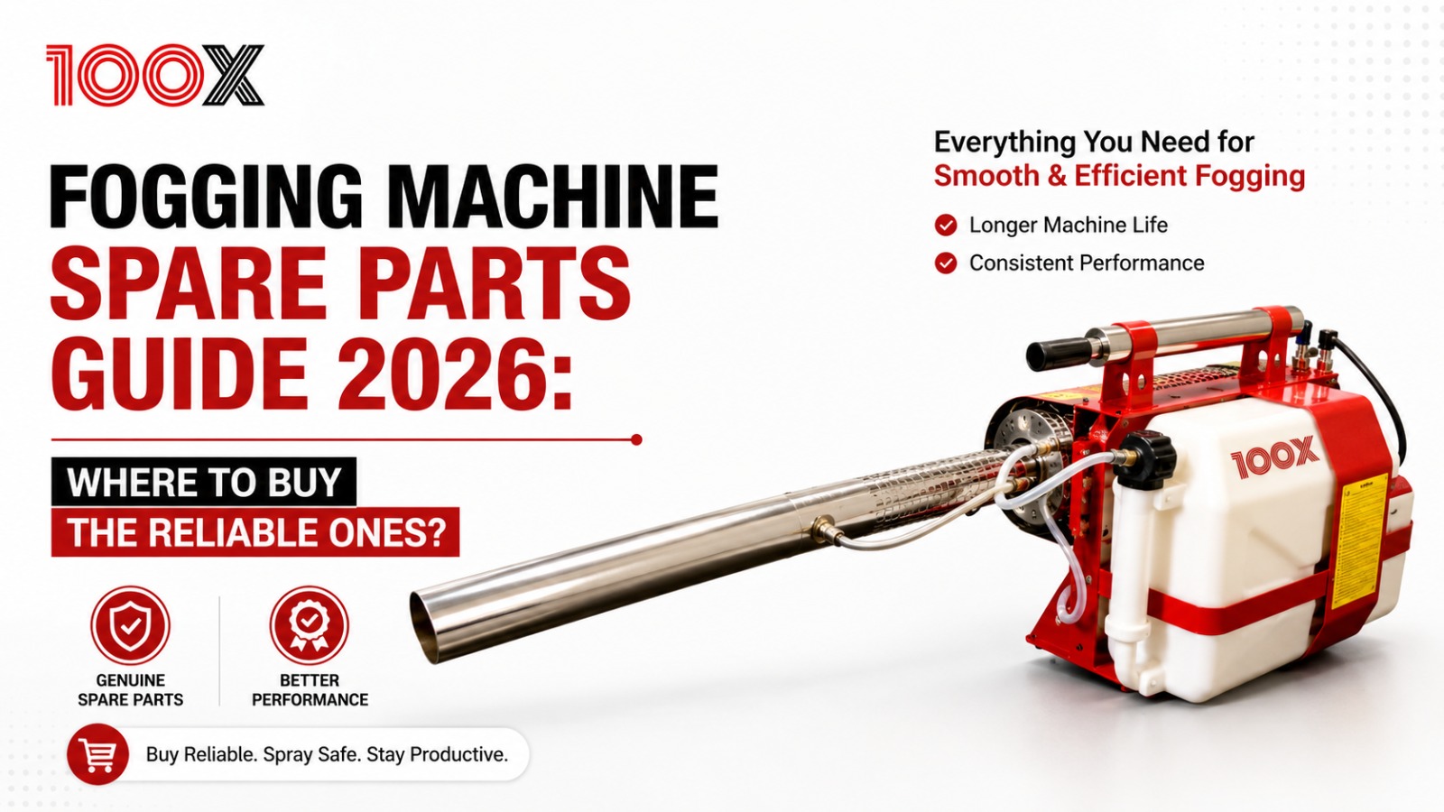 Fogging Machine Spare Parts Guide 2026: Where to Buy the Reliable Ones?