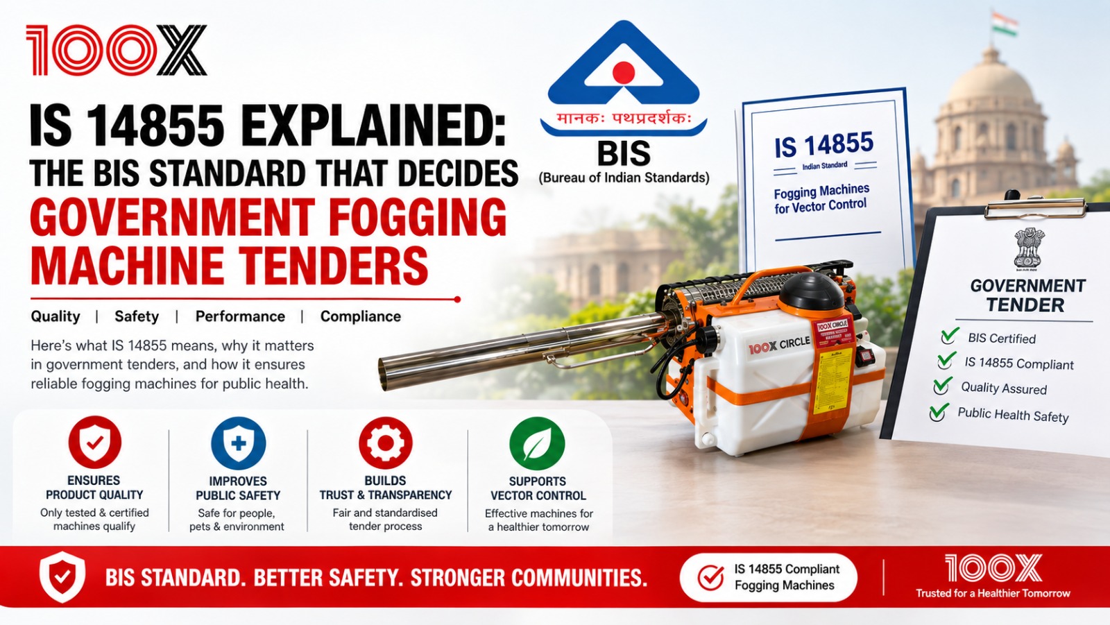 IS 14855 Explained: The BIS Standard That Decides Government Fogging Machine Tenders
