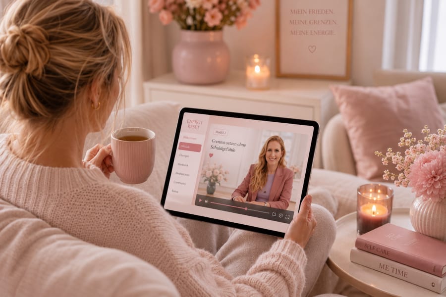 ENERGY RESET, Vorschau auf dem iPad
