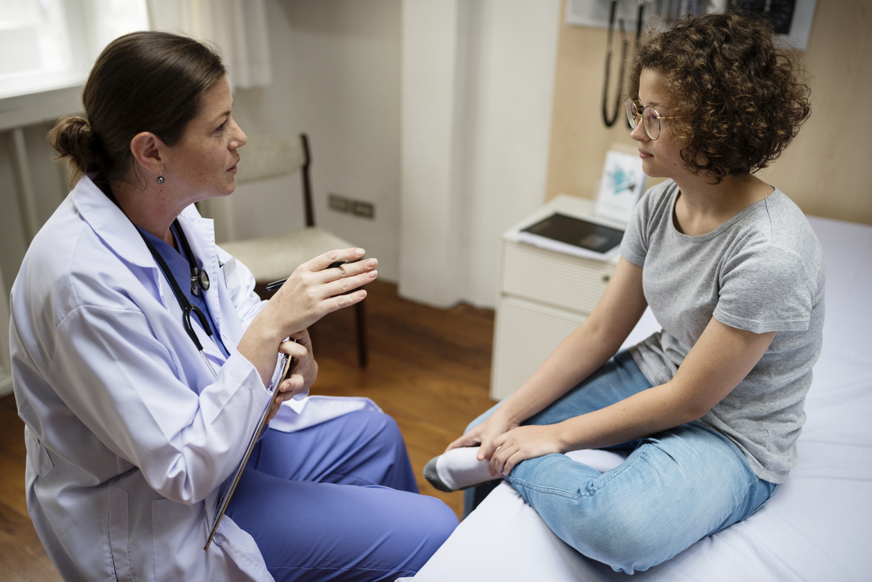 patient asking questions about an iud insertion