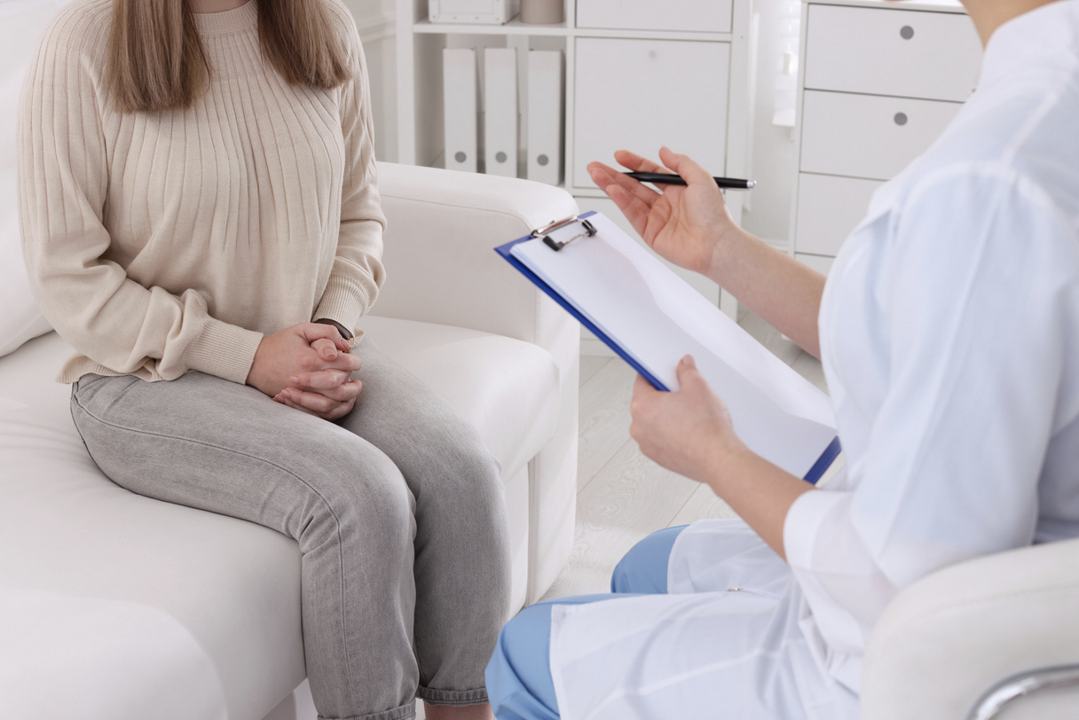 doctor consulting with a patient