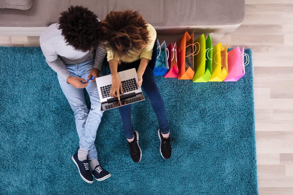 two women shopping for fertility supplements online