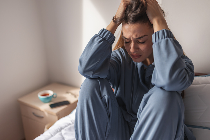 woman suffering from stress