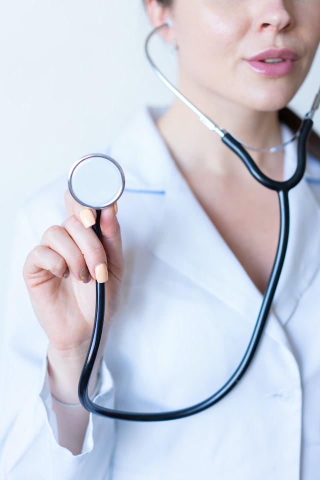 doctor holding a stethoscope