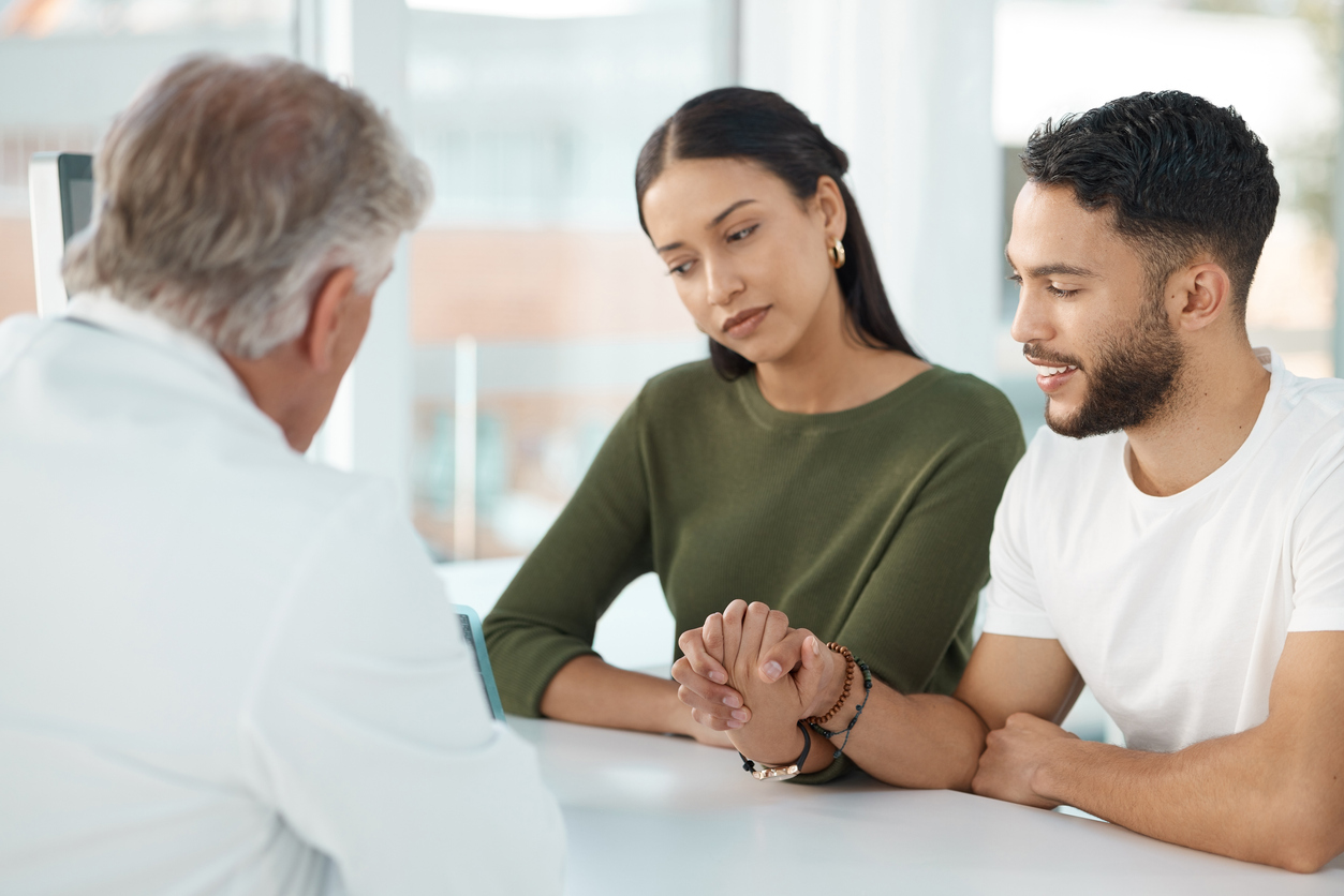 couple consulting with an andrologist