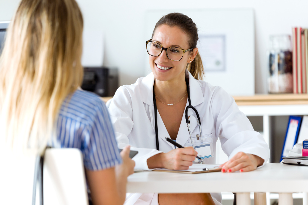 woman consulting with her doctor