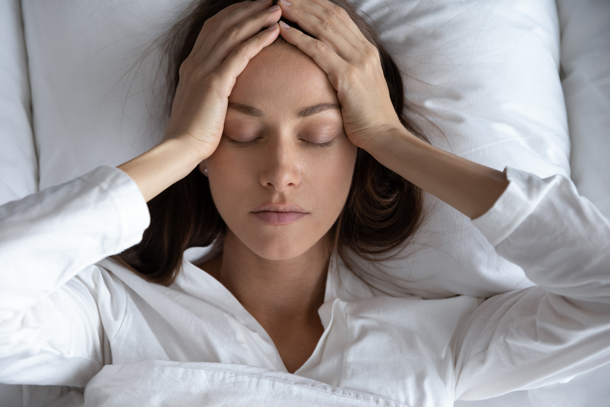 woman suffering from ppa