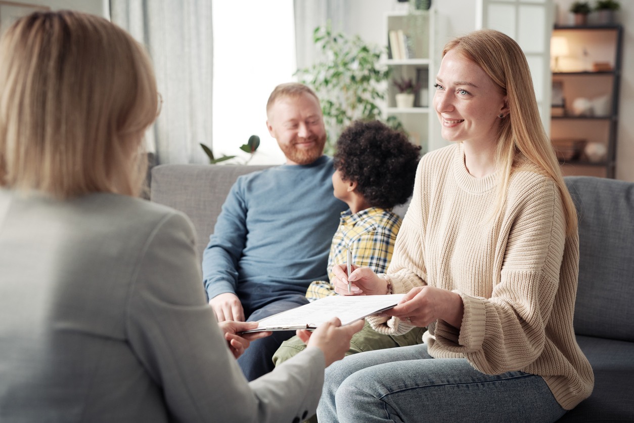 family with an adopted child