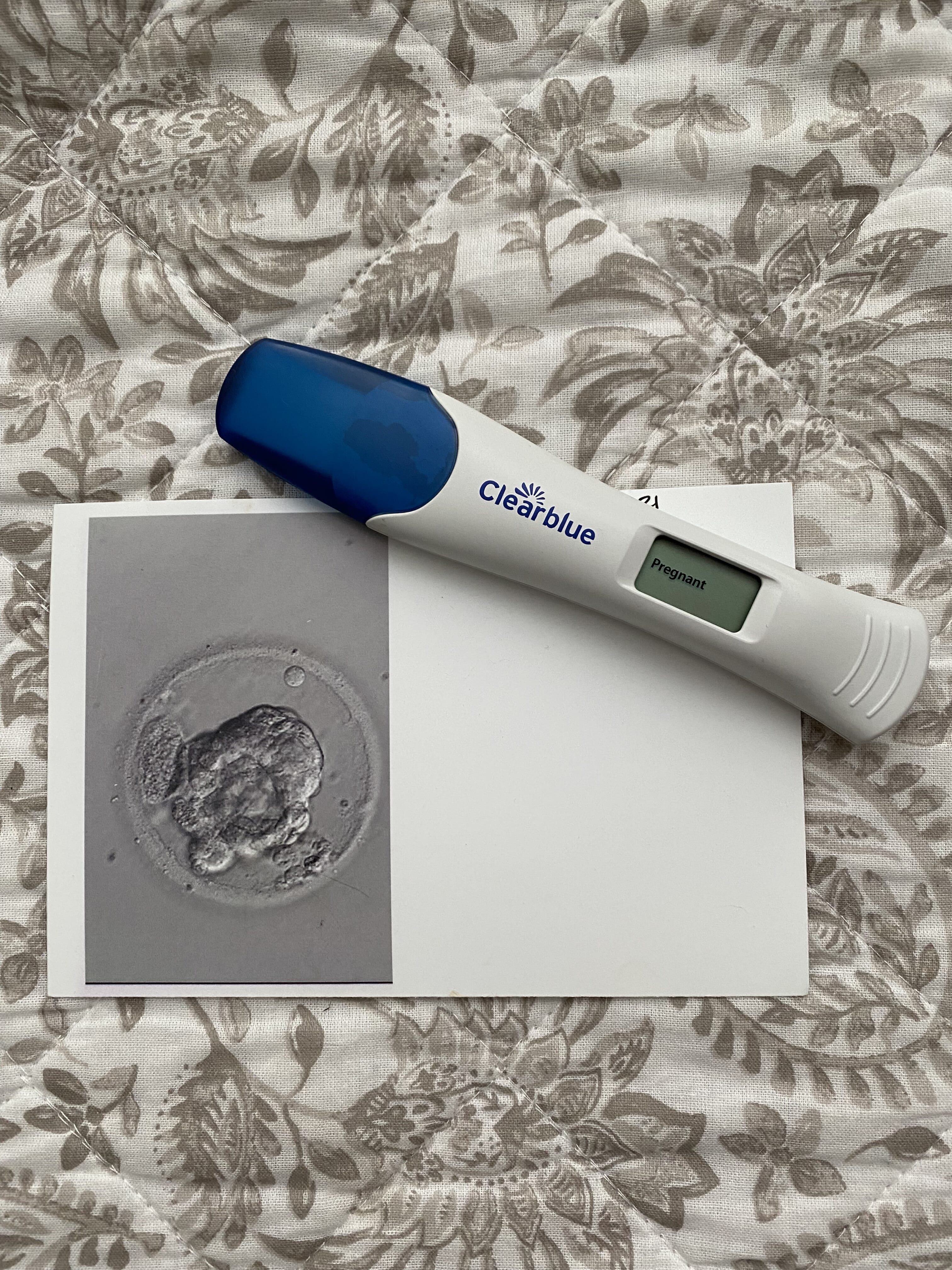 positive clear blue pregnancy test