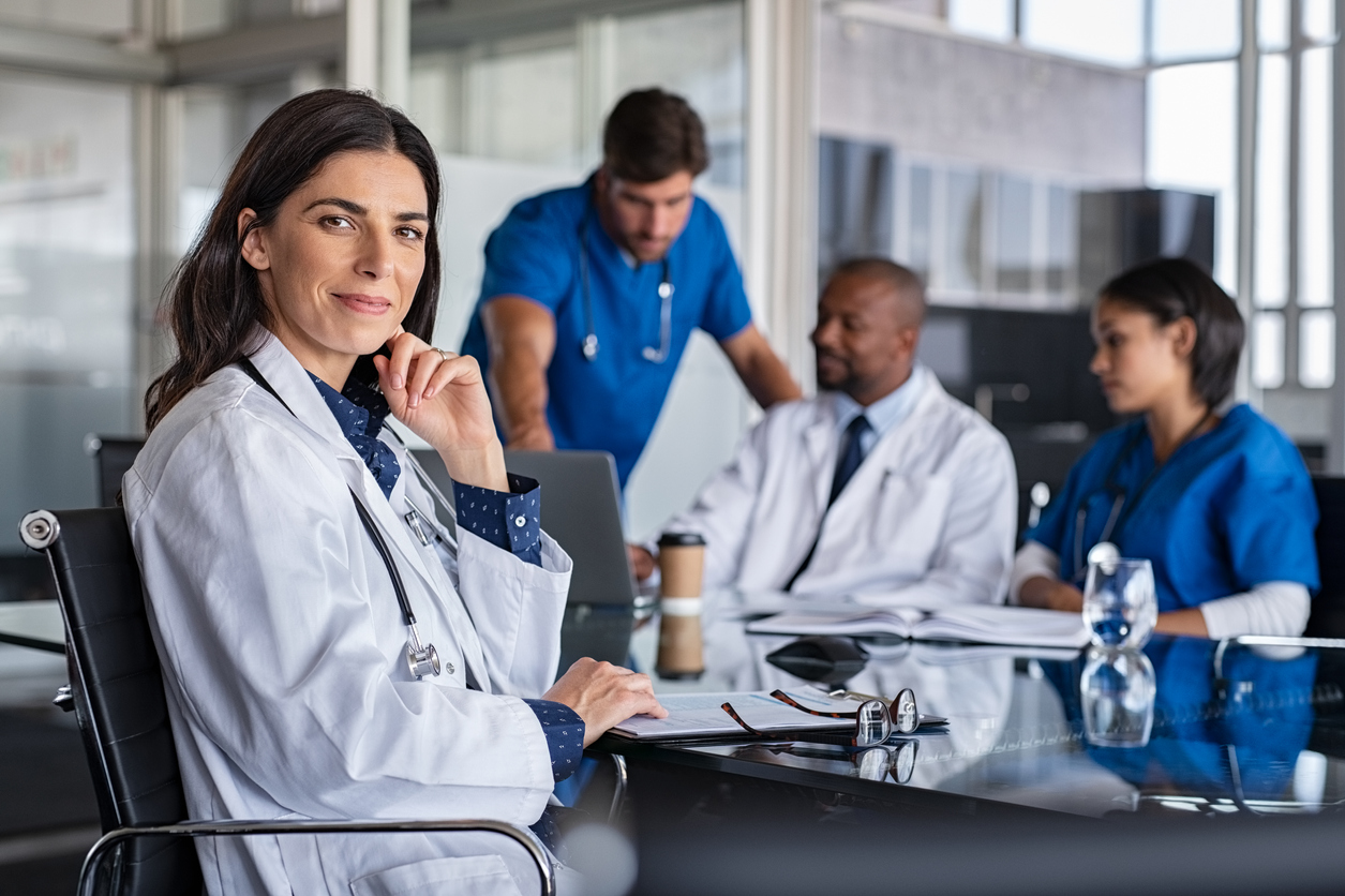 fertility doctors in a meeting