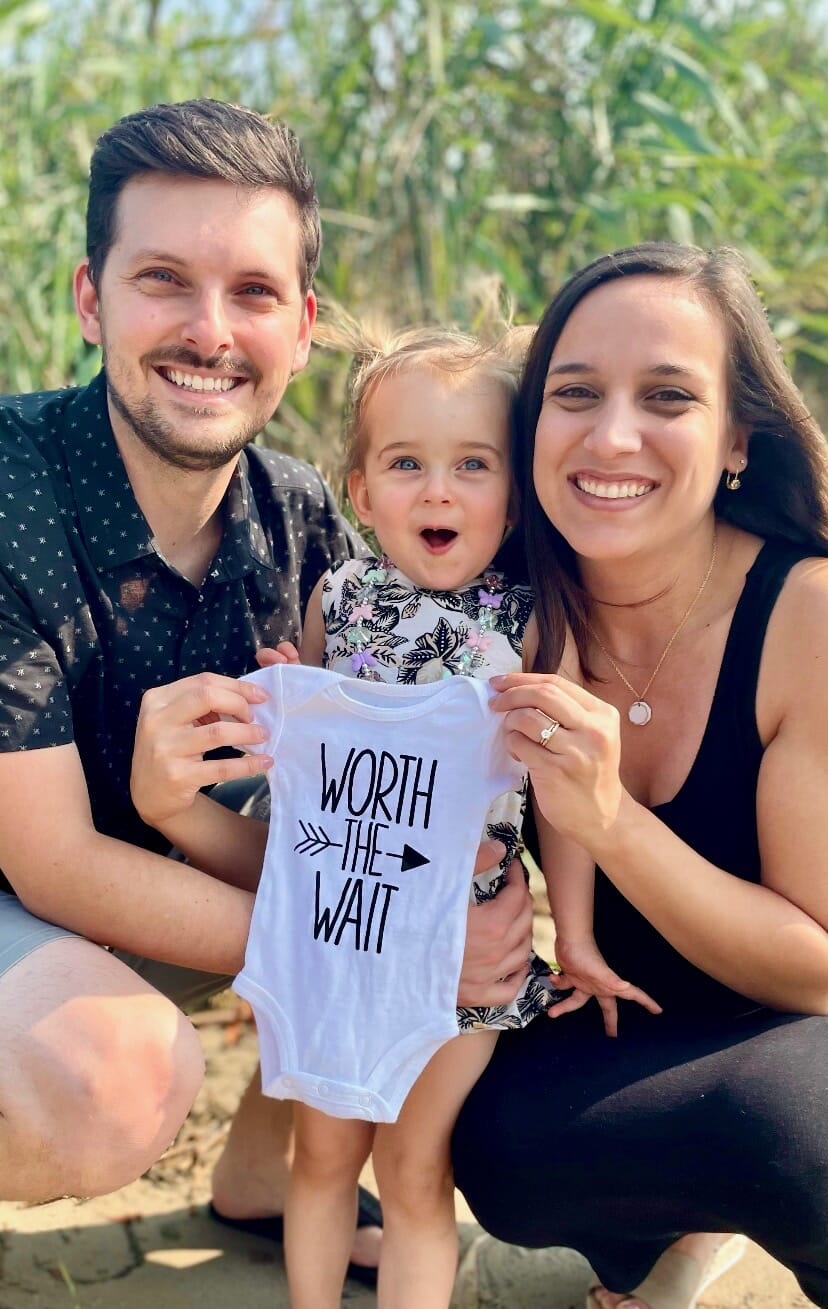 nina correa white with her family