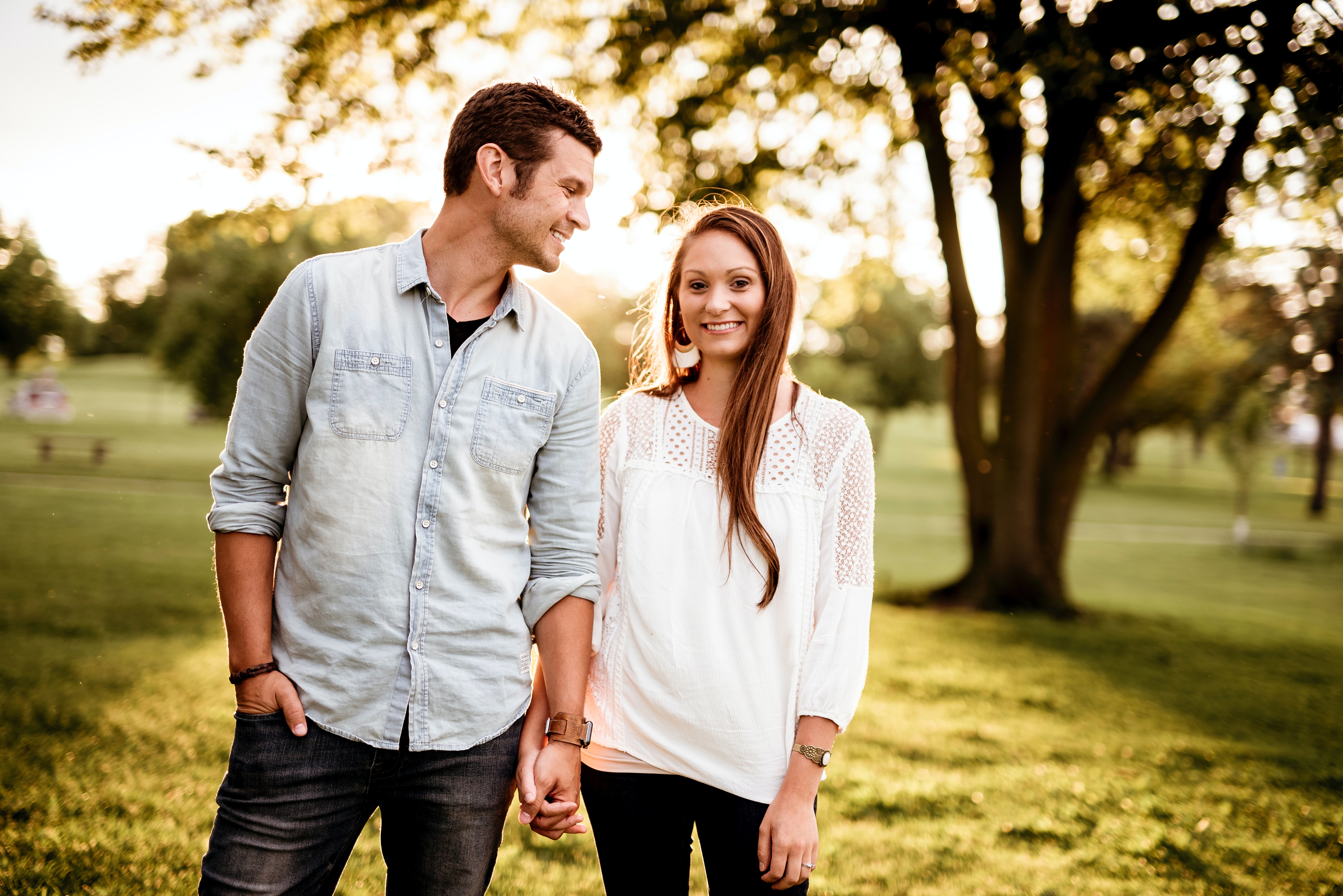 couple in the park