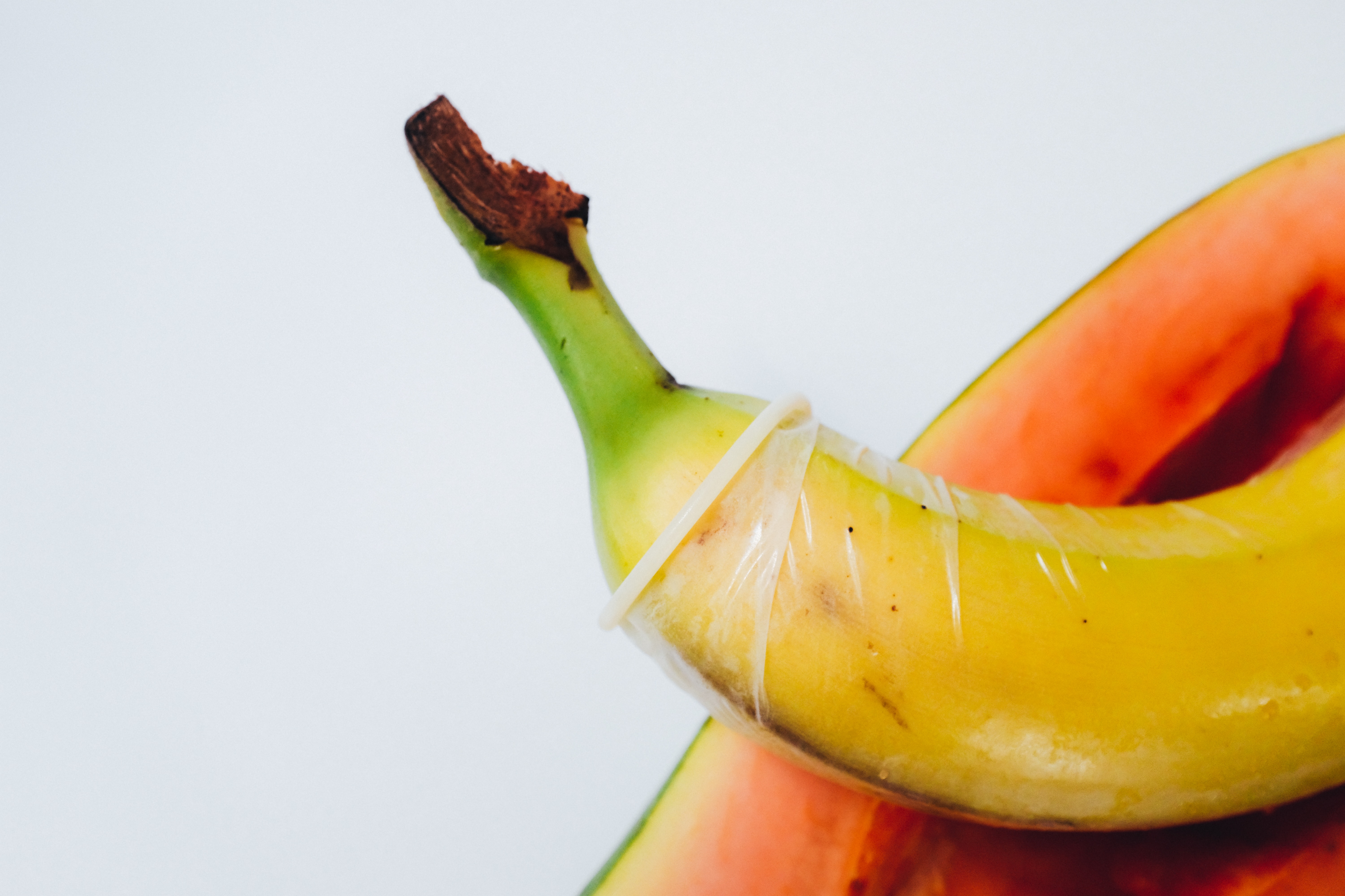 condom on a banana