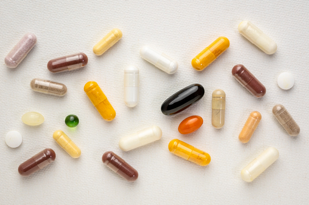 collection of pills and capsules