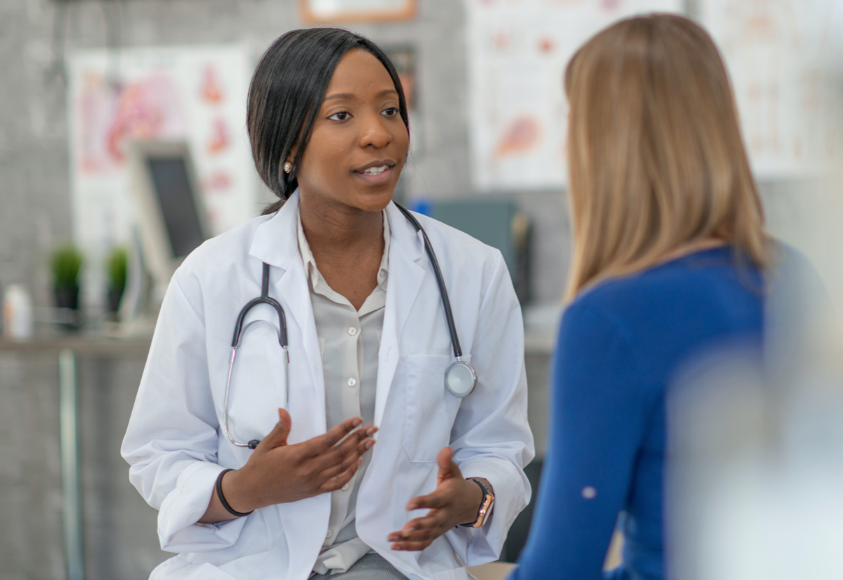 doctor consulting with a patient