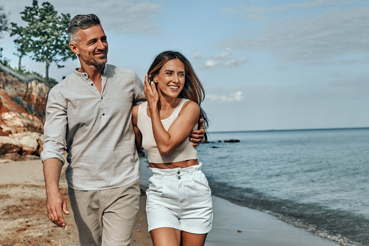 couple on the beach