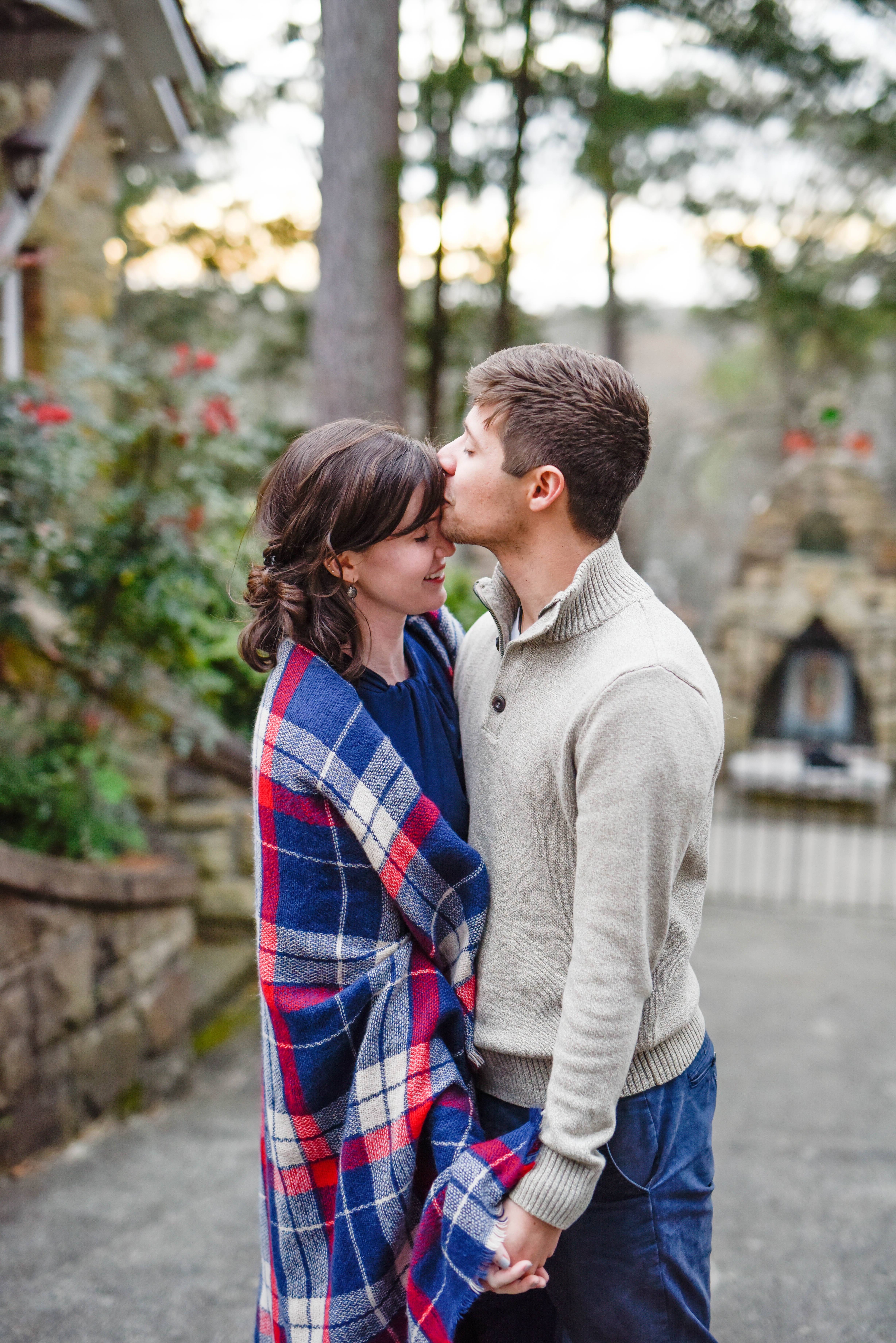 couple embracing