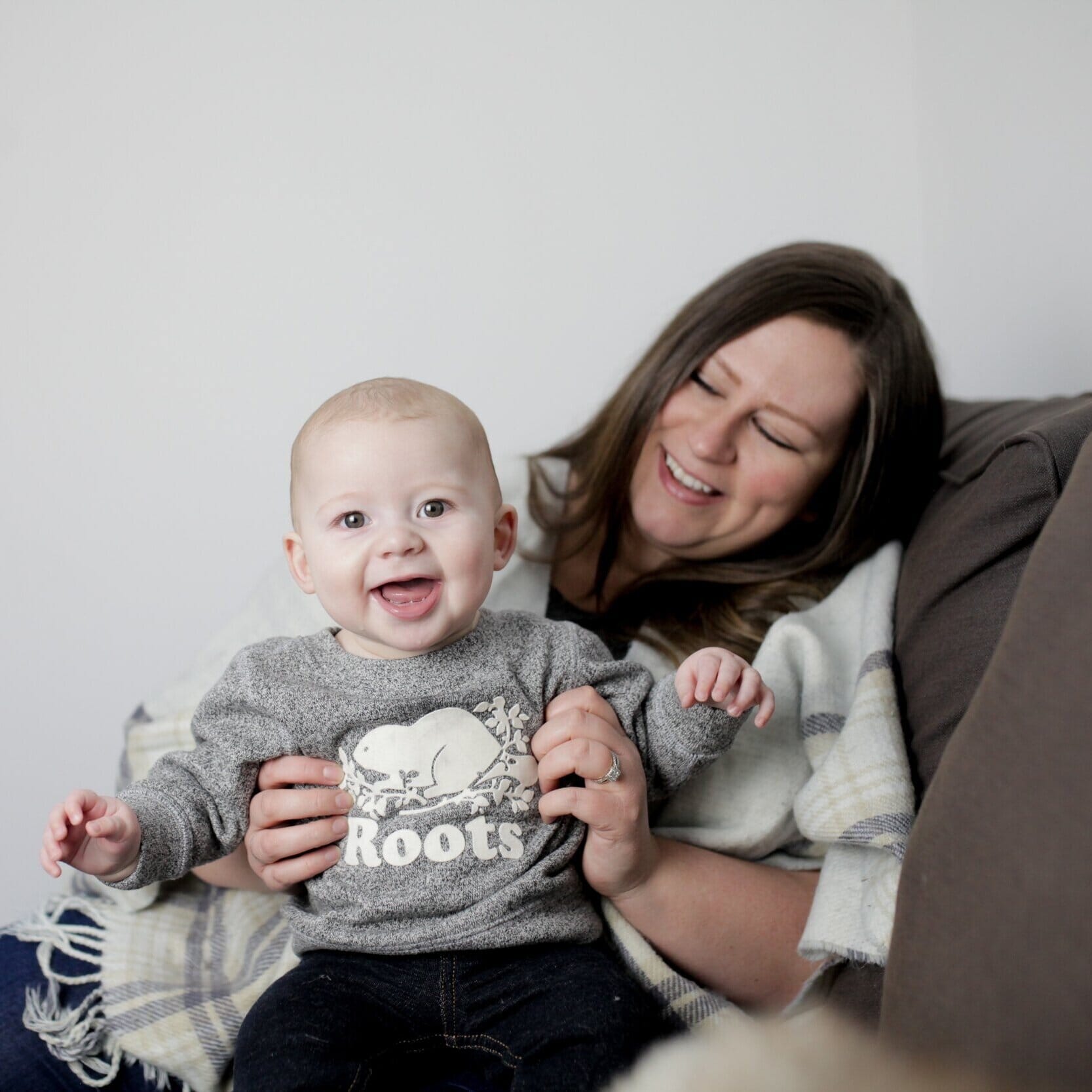 rainbow mama nicole lemke with her baby