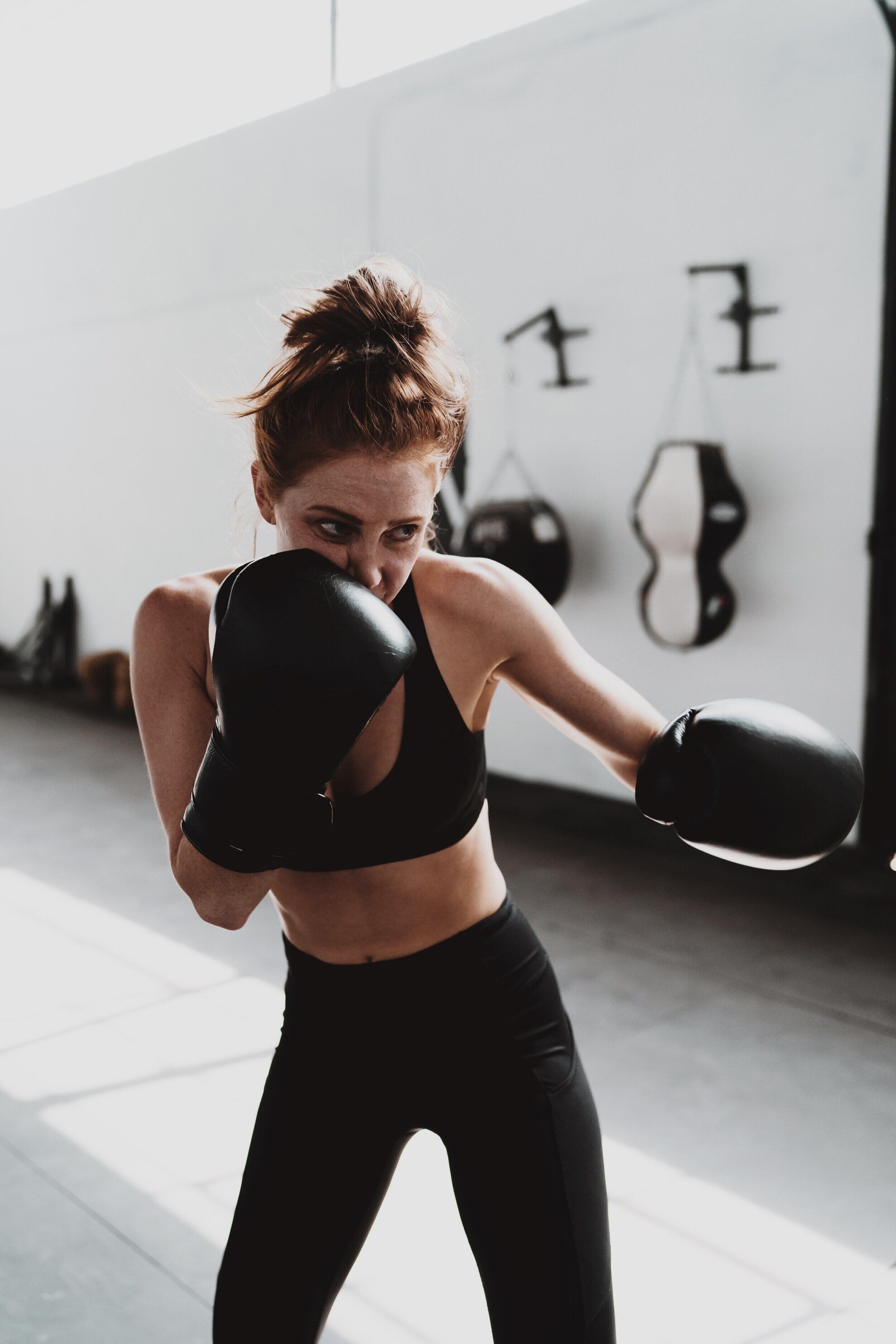 woman boxing