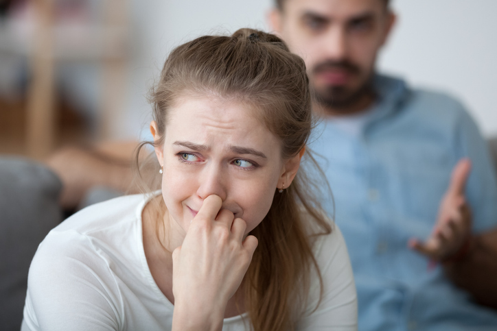 woman suffering from miscarriage
