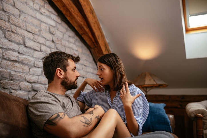 couple discussing adderall's effect on libido