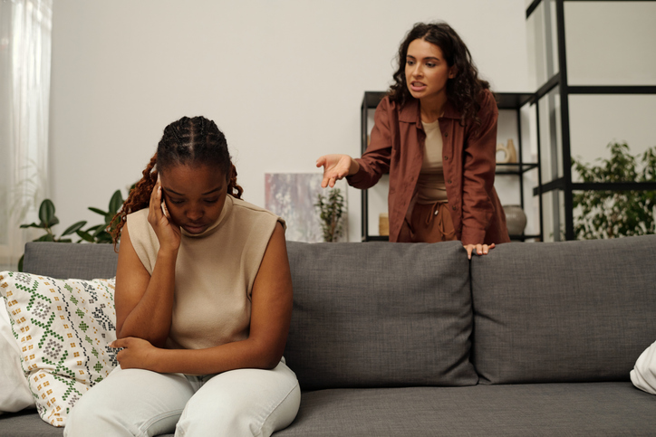 couple arguing about infertility