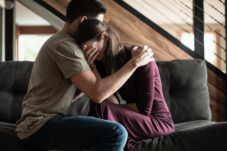 couple struggling with infertility