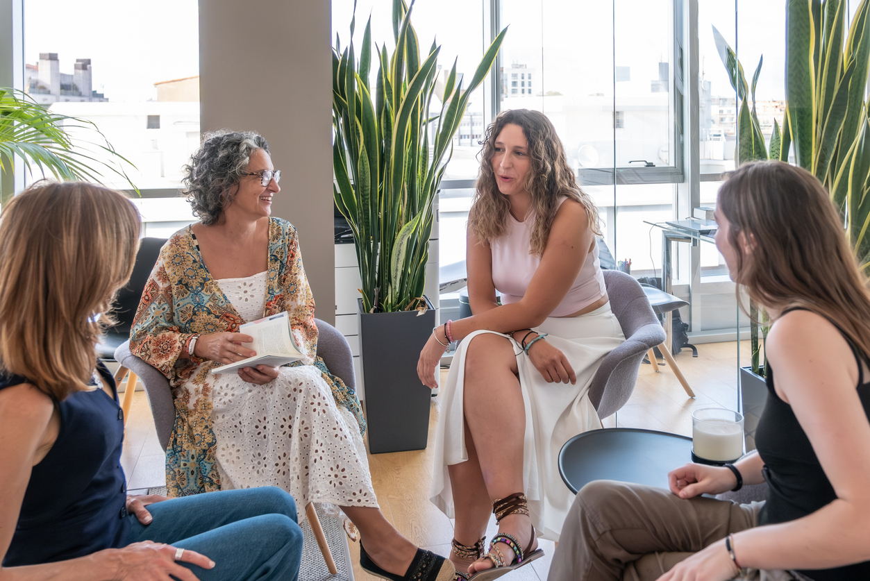 women discussing the new ivf executive order