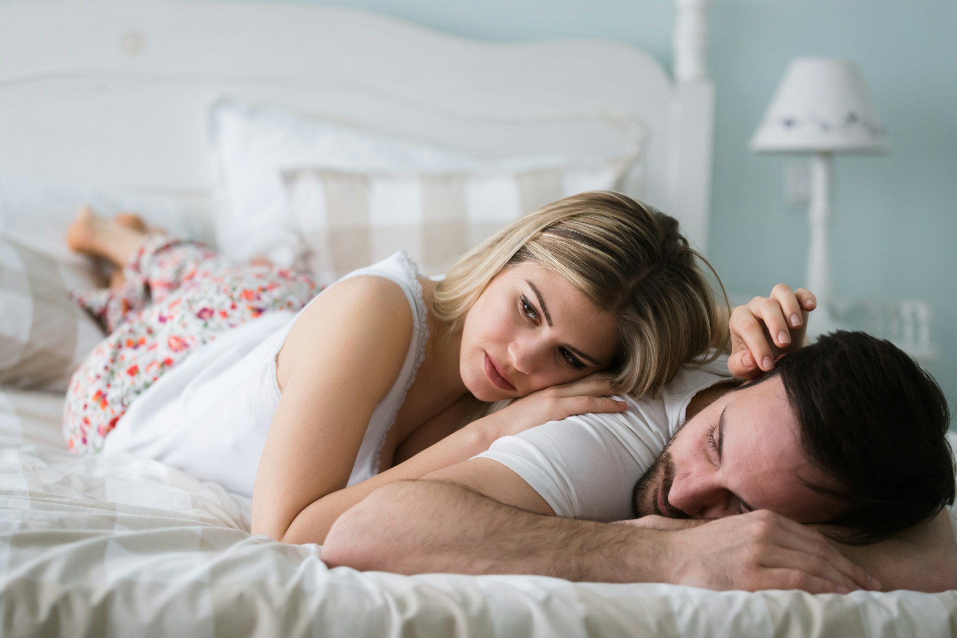 couple in bed