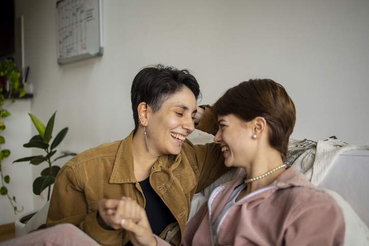 lesbian couple discussing when to consider ivf