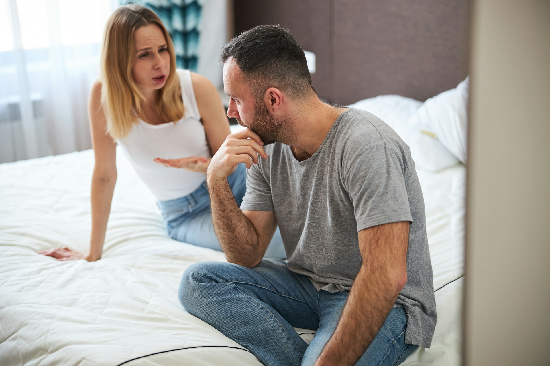 couple arguing about ivf