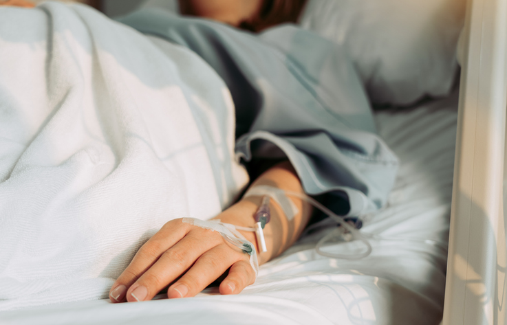 woman having a d&c procedure to manage a miscarriage