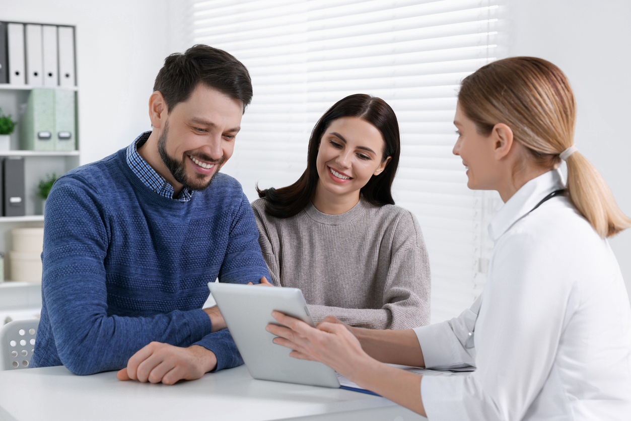 couple working with fertility clinic to afford ivf