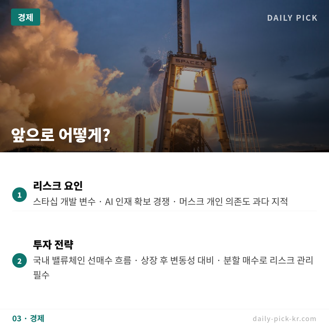 스페이스X 6월 12일 나스닥 상장·시총 2600조 국내증시 들썩 카드뉴스 5페이지 - 세 번째 본문