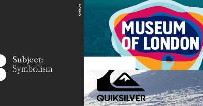 Subject symbolism, Quicksilver wave and mountain logo, Museum of London logo