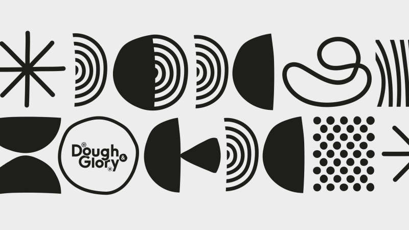 Dough & Glory shape illustrations