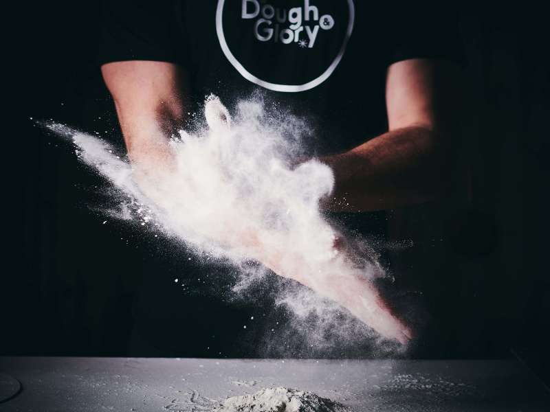 Hand clap with Dough & Glory flour