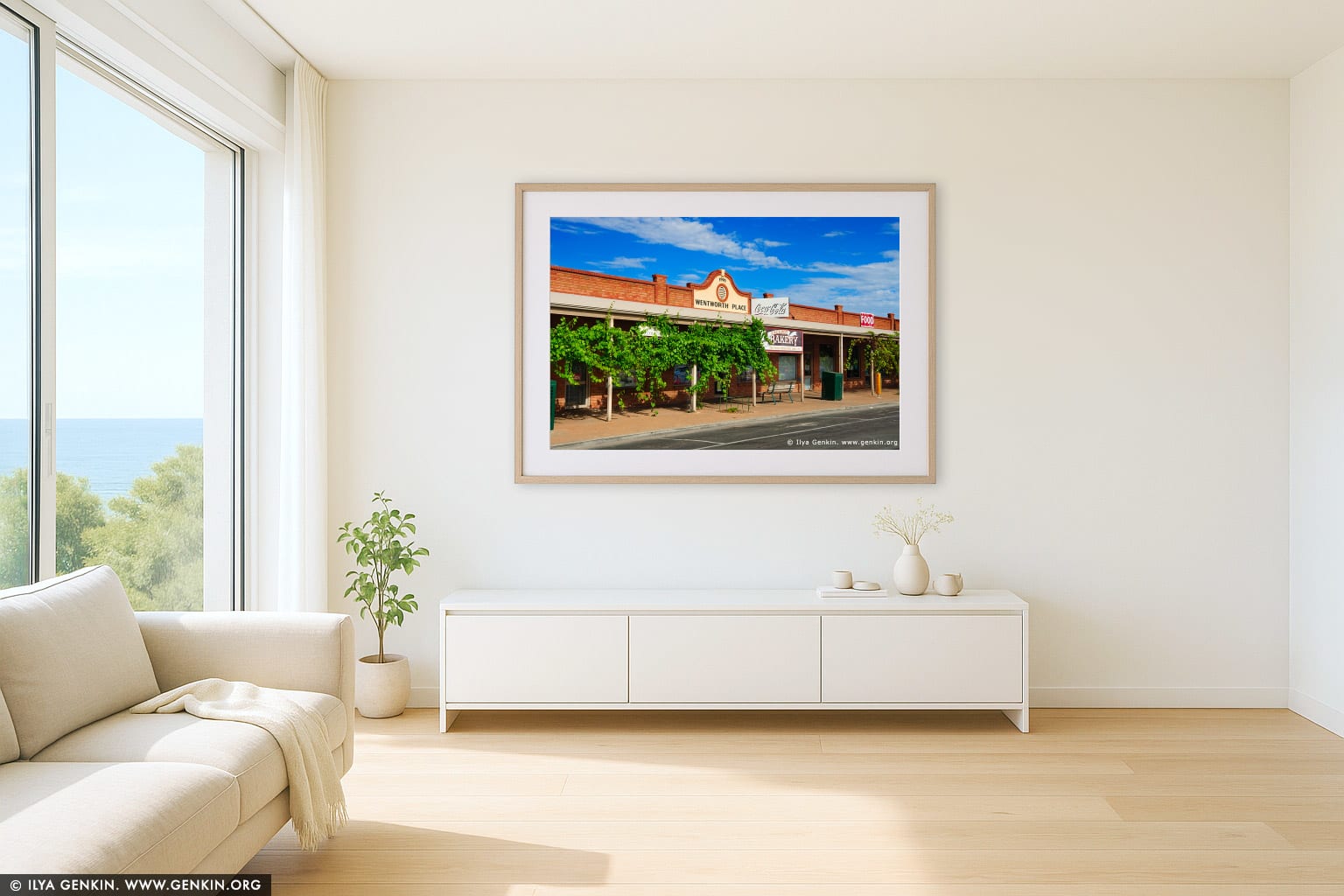 Wentworth Place wall art in a luxury living room interior