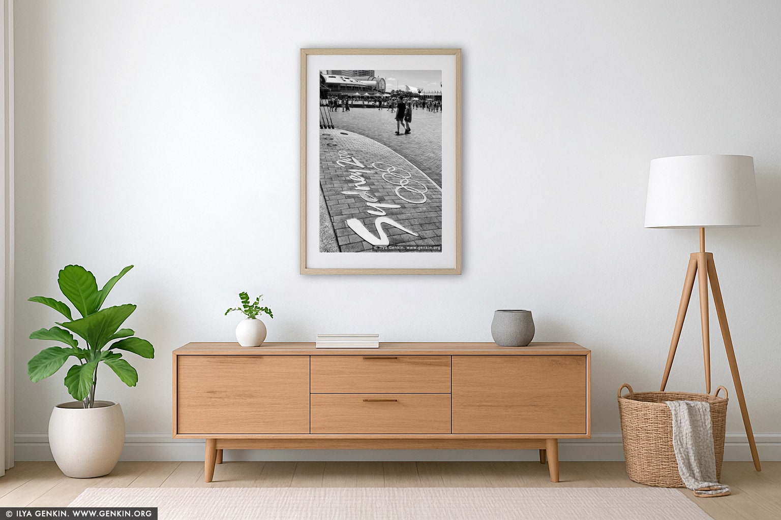 Sydney Olympic Games 2000 Sign wall art in a luxury living room interior