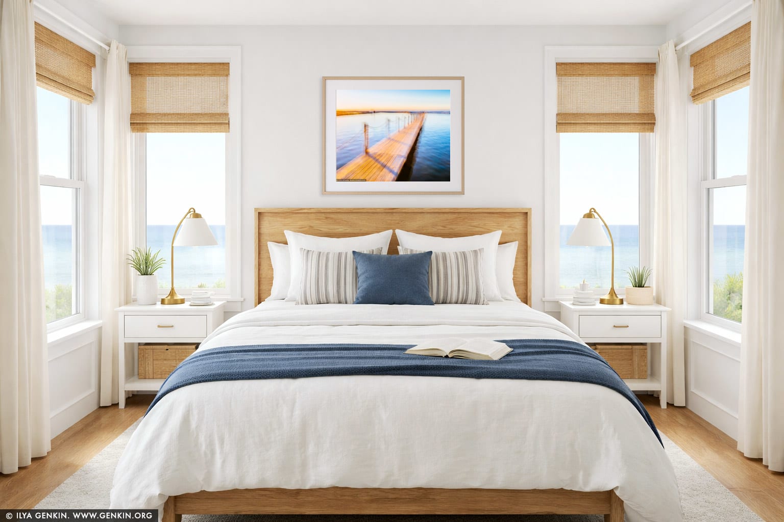 I Dropped My Camera. Study #3 wall art in a bedroom interior