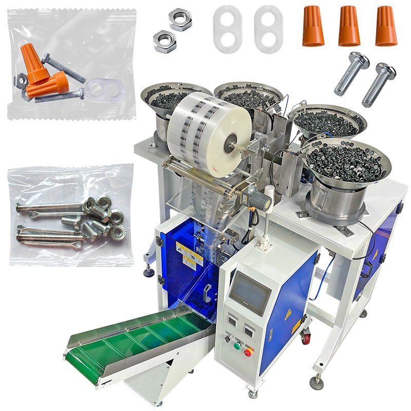Hardware Accessories Plastic Items Counting Packing Machine