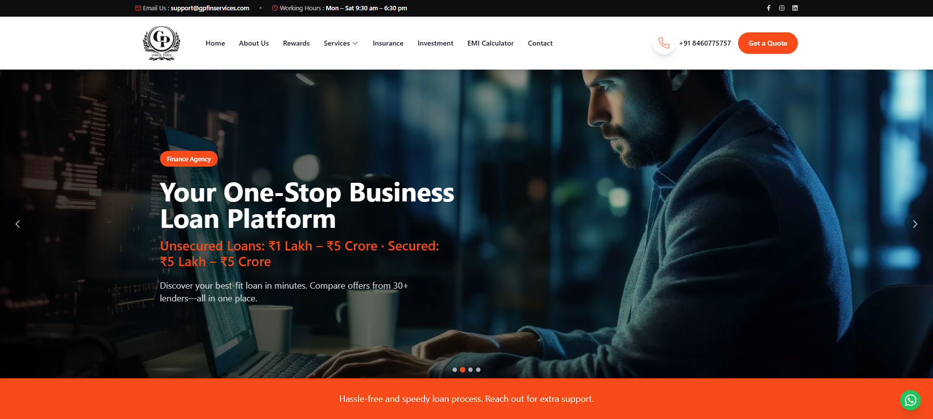 Insurance & Financial Website