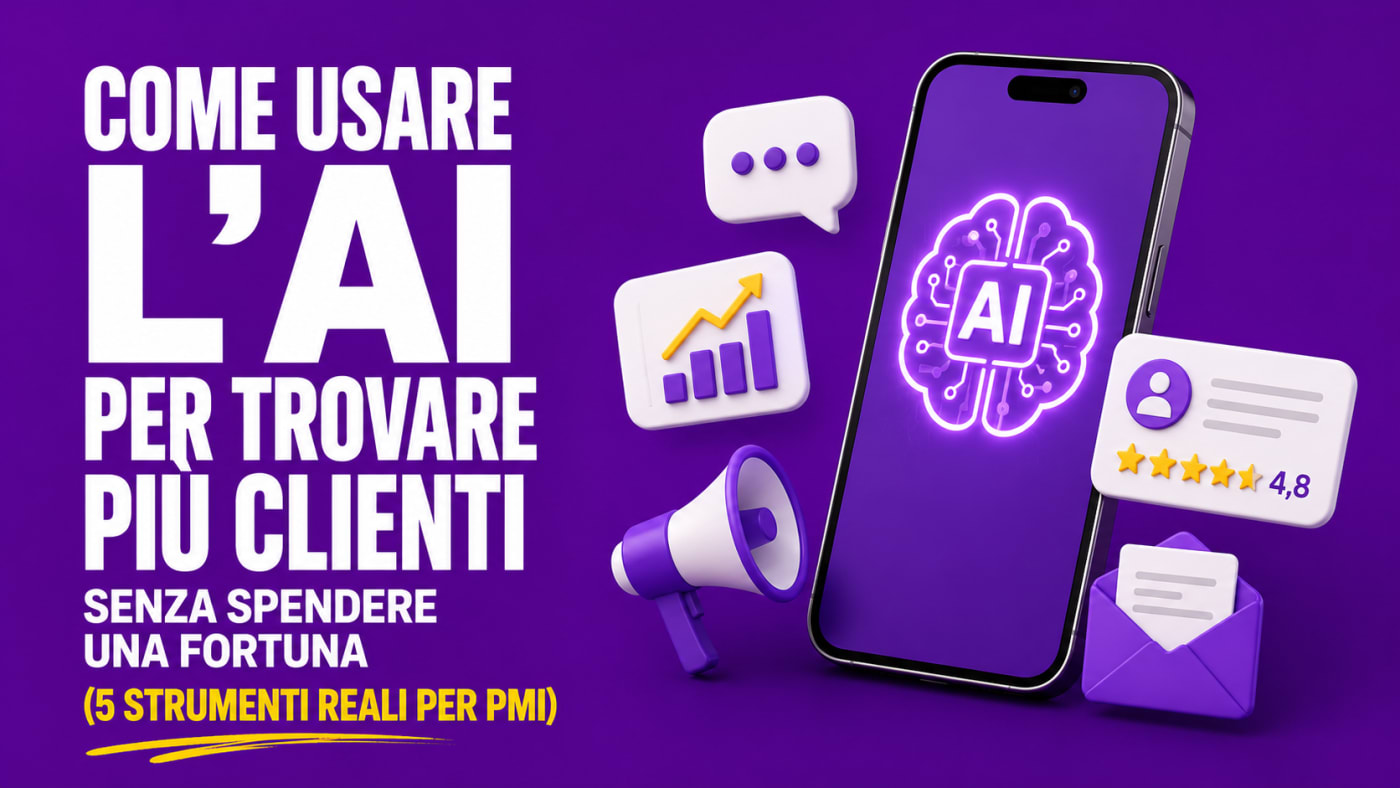 Come usare l'AI per trovare più clienti — 5 strumenti reali per PMI italiane