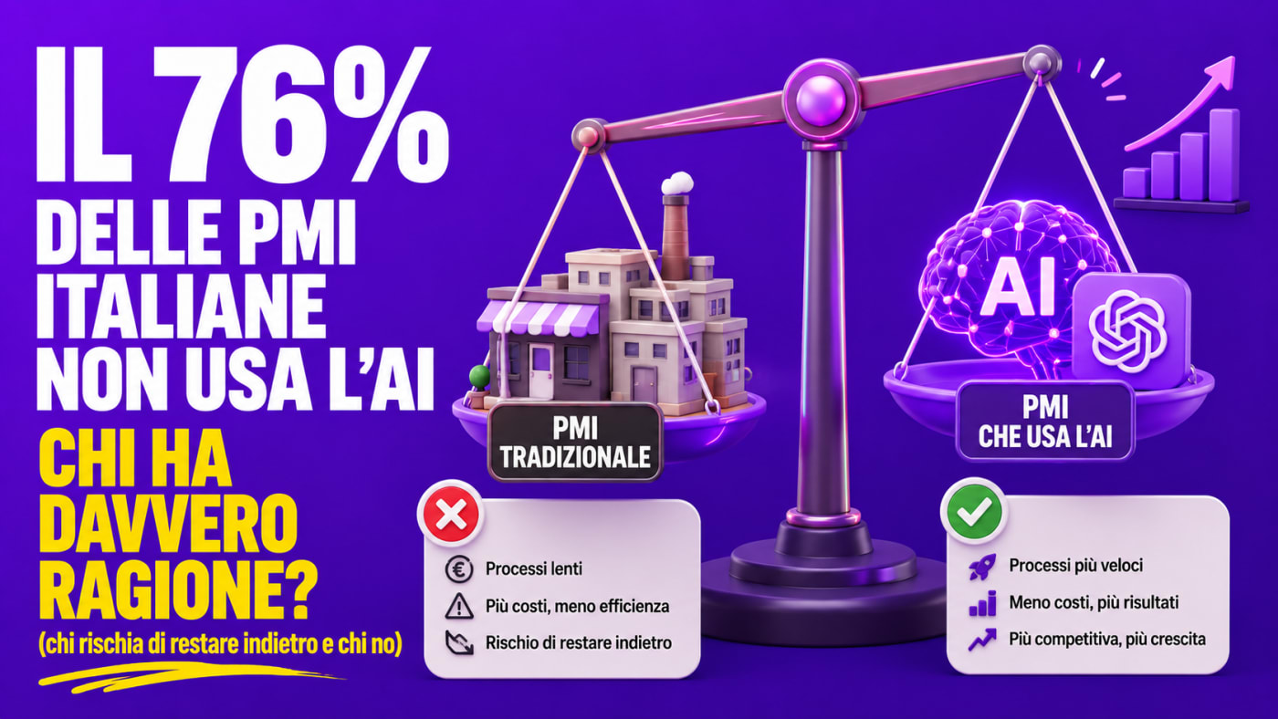 Il 76% delle PMI italiane non usa l'AI: chi ha ragione — analisi 2026