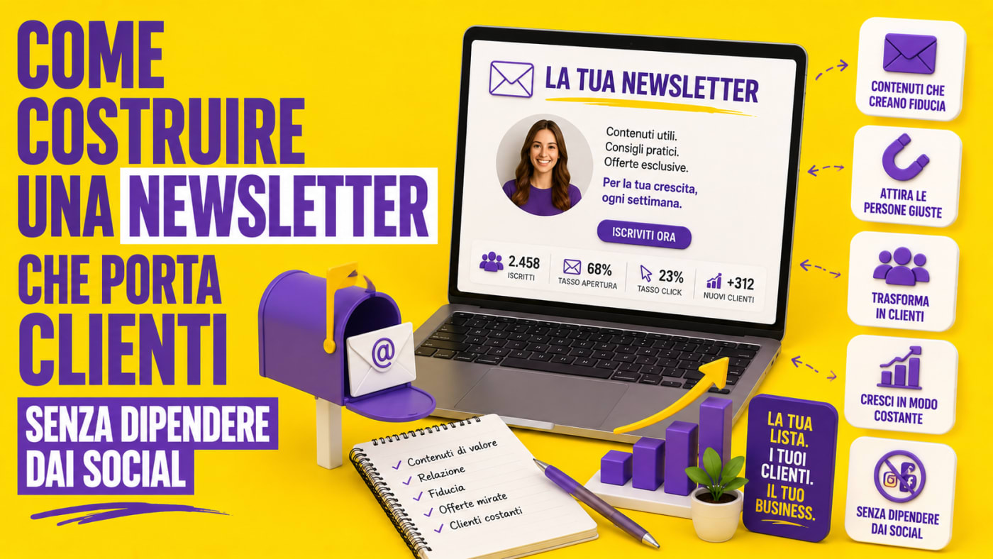 Come costruire una newsletter che porta clienti senza dipendere dai social — guida PMI 2026
