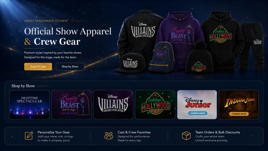 Storefront or campaign page layout mockup.