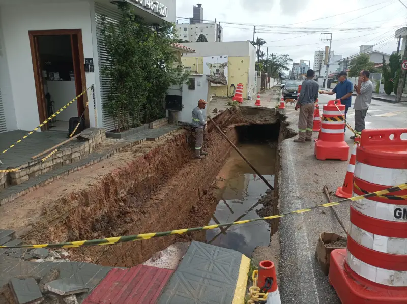 Reconstrução da galeria Reconstrução da galeria