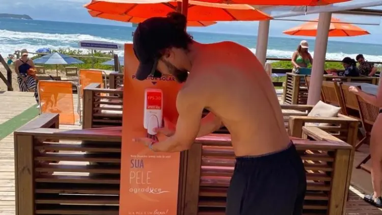 Protetor solar grátis Protetor solar grátis