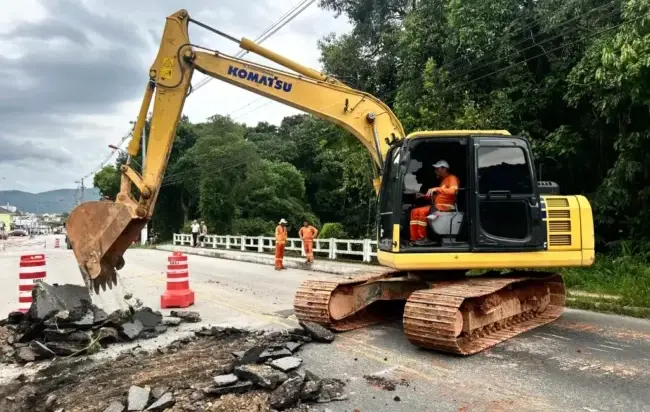 Efeito das chuvas em São José Efeito das chuvas em São José